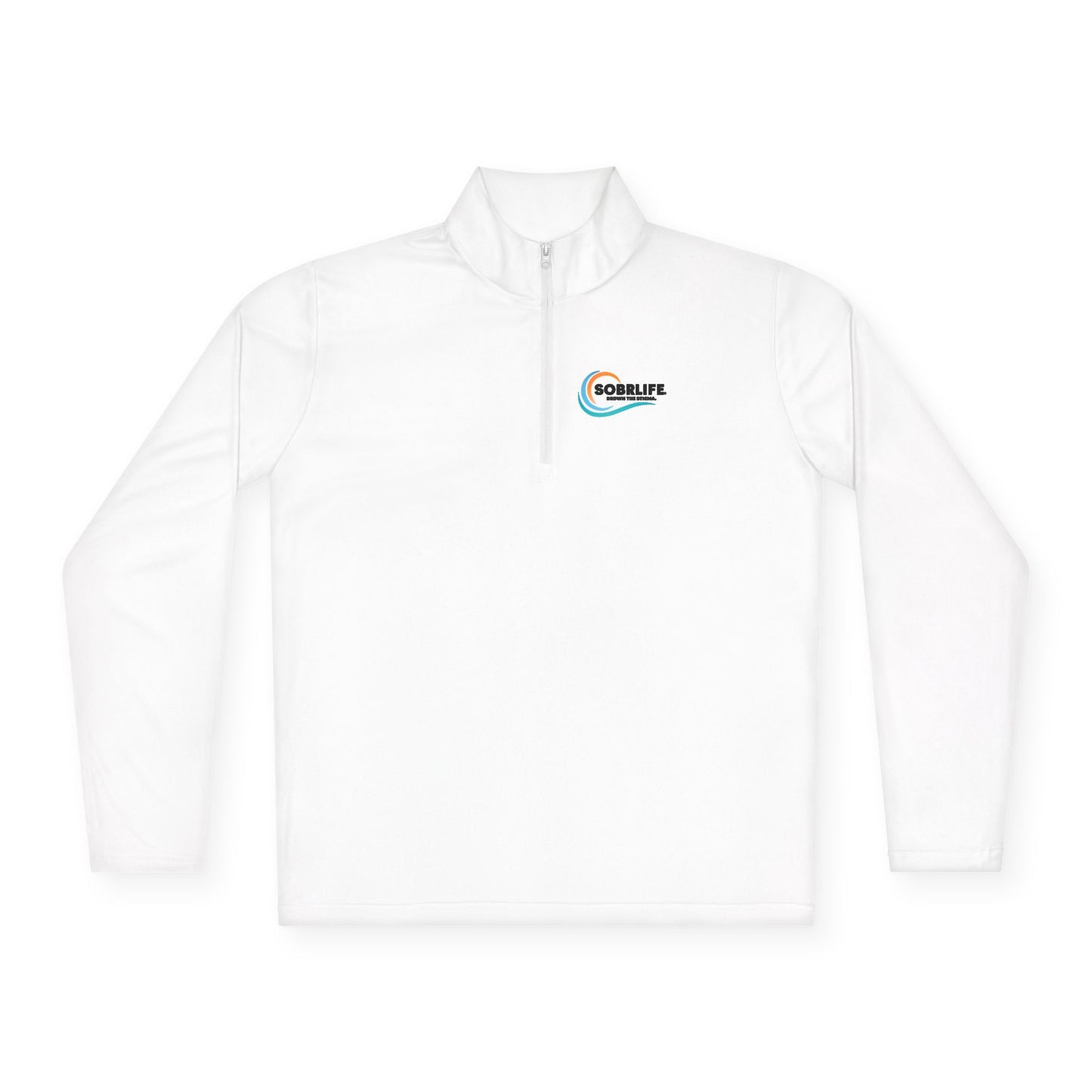 Sober Pride Quarter-Zip Pullover | Recovery Apparel for Sobriety & Alcohol-Free Living