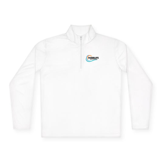 Sober Pride Quarter-Zip Pullover | Recovery Apparel for Sobriety & Alcohol-Free Living