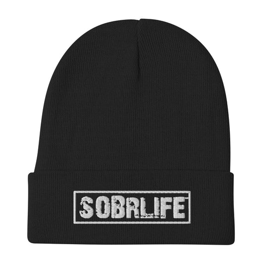 SobrLife Embroidered Beanie